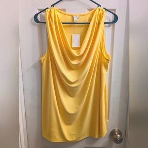 New Yellow shell/blouse (L)